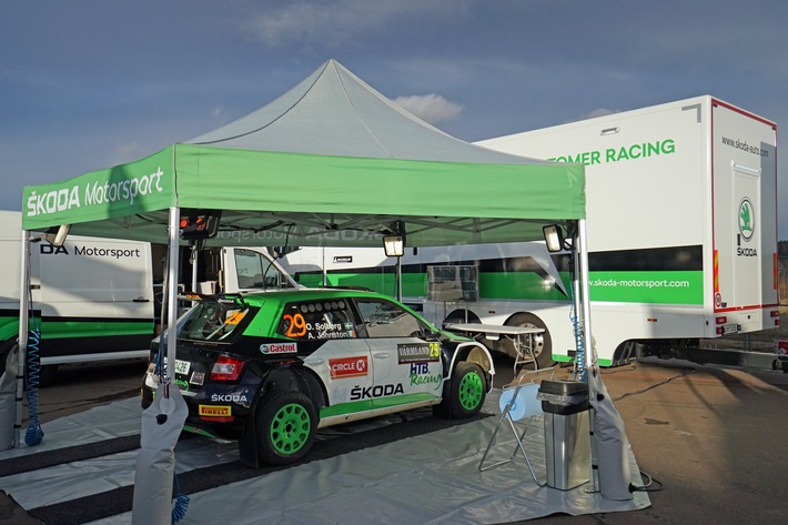 SKODA Motorsport Kundenservice: aus MladÃ¡ Boleslav zu Rallyes in aller Welt